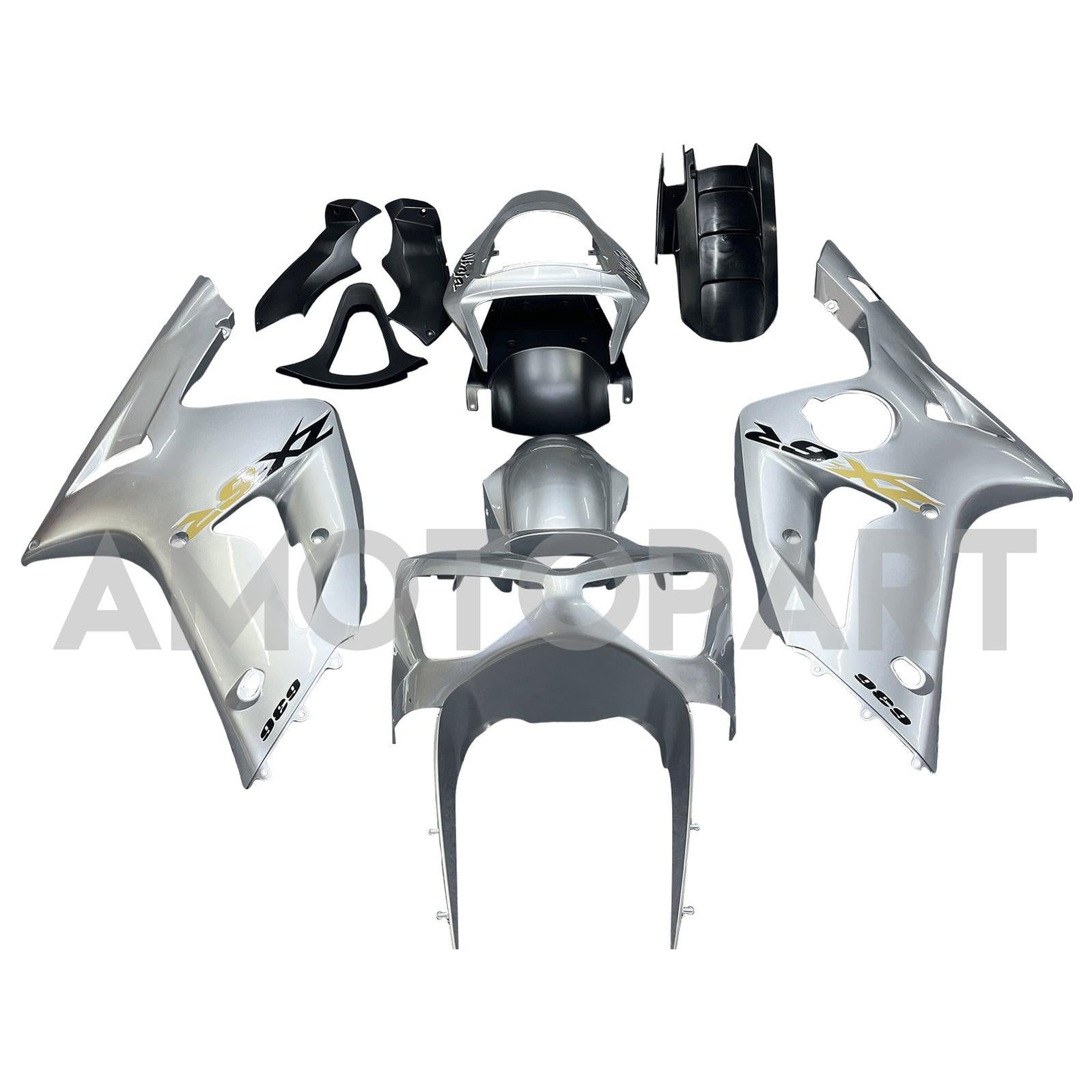 Amotopart 2003-2004 Kawasaki ZX6R Fairing Sliver Kit