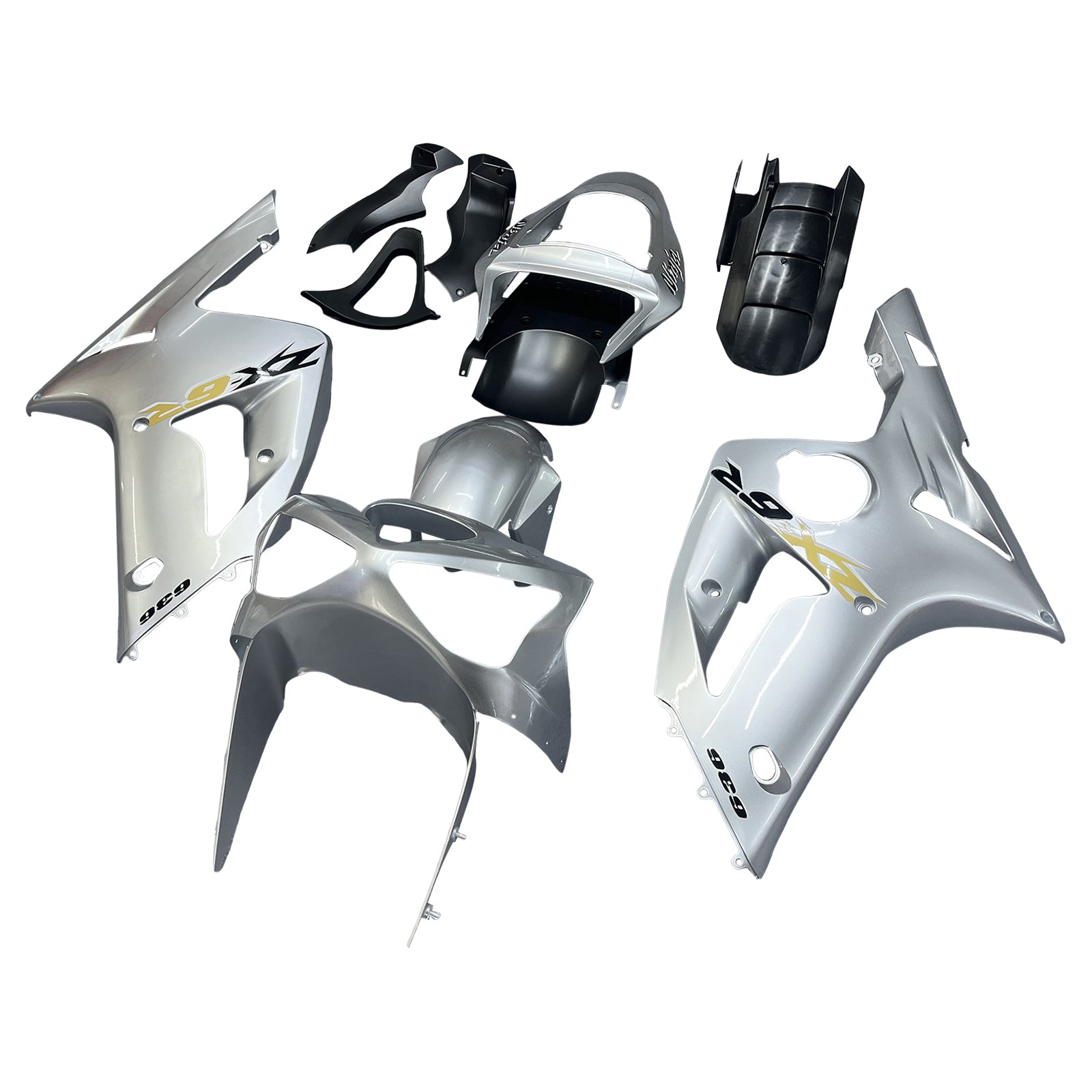 Amotopart 2003-2004 Kawasaki ZX6R Fairing Sliver Kit