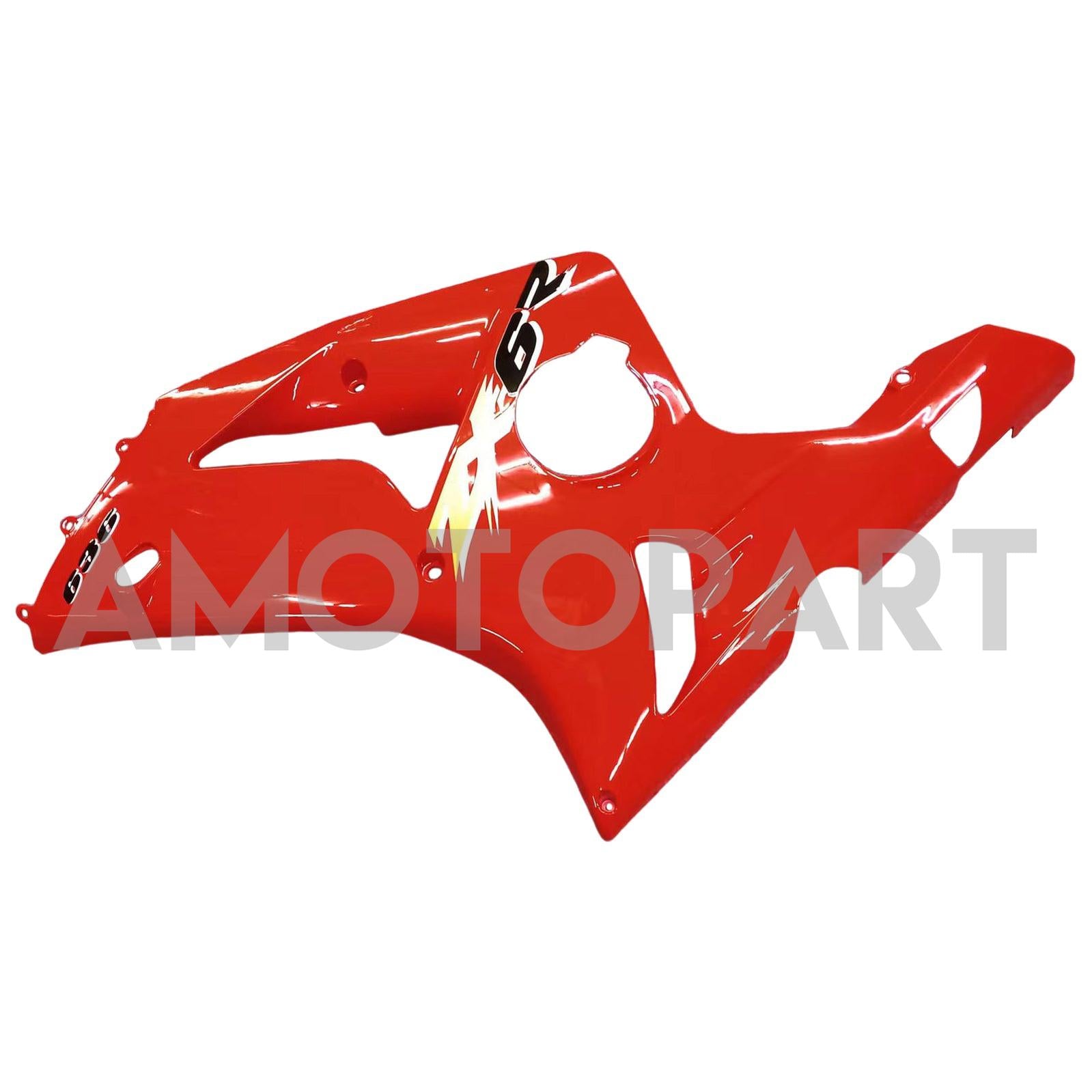 Amotopart 2003-2004 Kawasaki ZX6R Verkleidung Red Kit