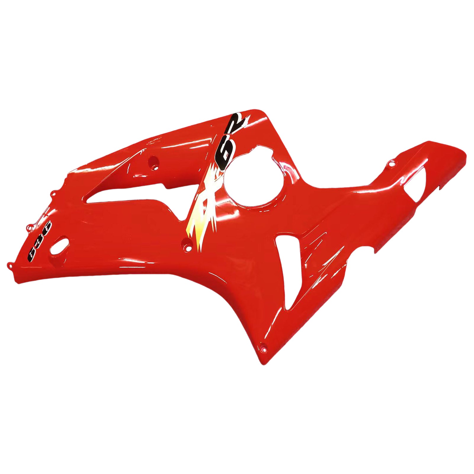 Amotopart 2003-2004 Kawasaki ZX6R Fairing Red Kit