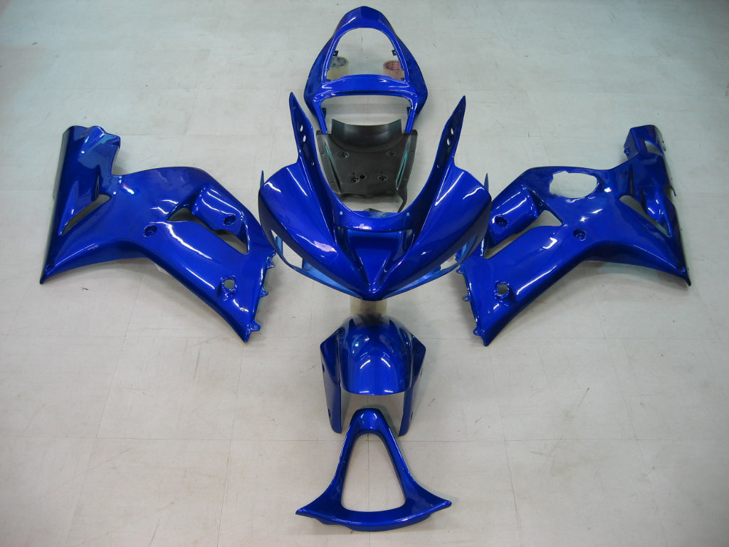 Amotopart 2003-2004 カワサキ ZX6R フェアリング G-ブルー キット