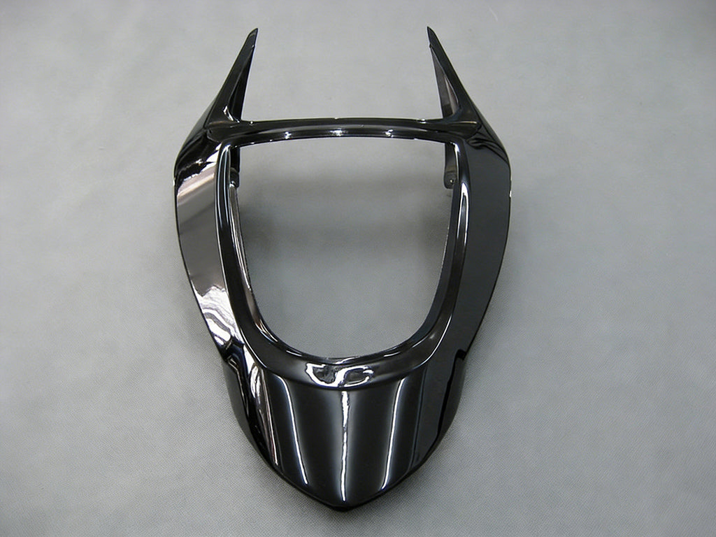 Amotopart 2003-2004 Kawasaki ZX6R Fairing Black&White Kit