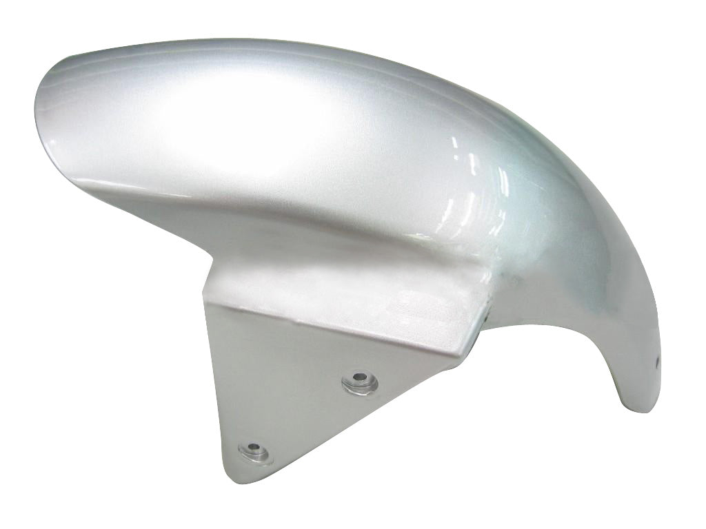 Amotopart 2003-2004 Kawasaki ZX6R Kuip Zilver&Bblauwe vlammenset