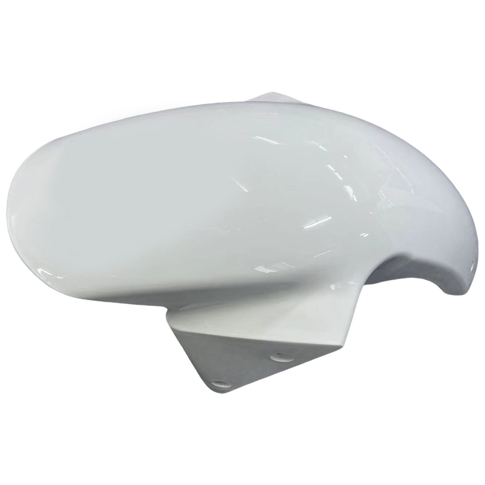 Amotopart 2003-2004 Kawasaki ZX6R Fairing Multi White Kit
