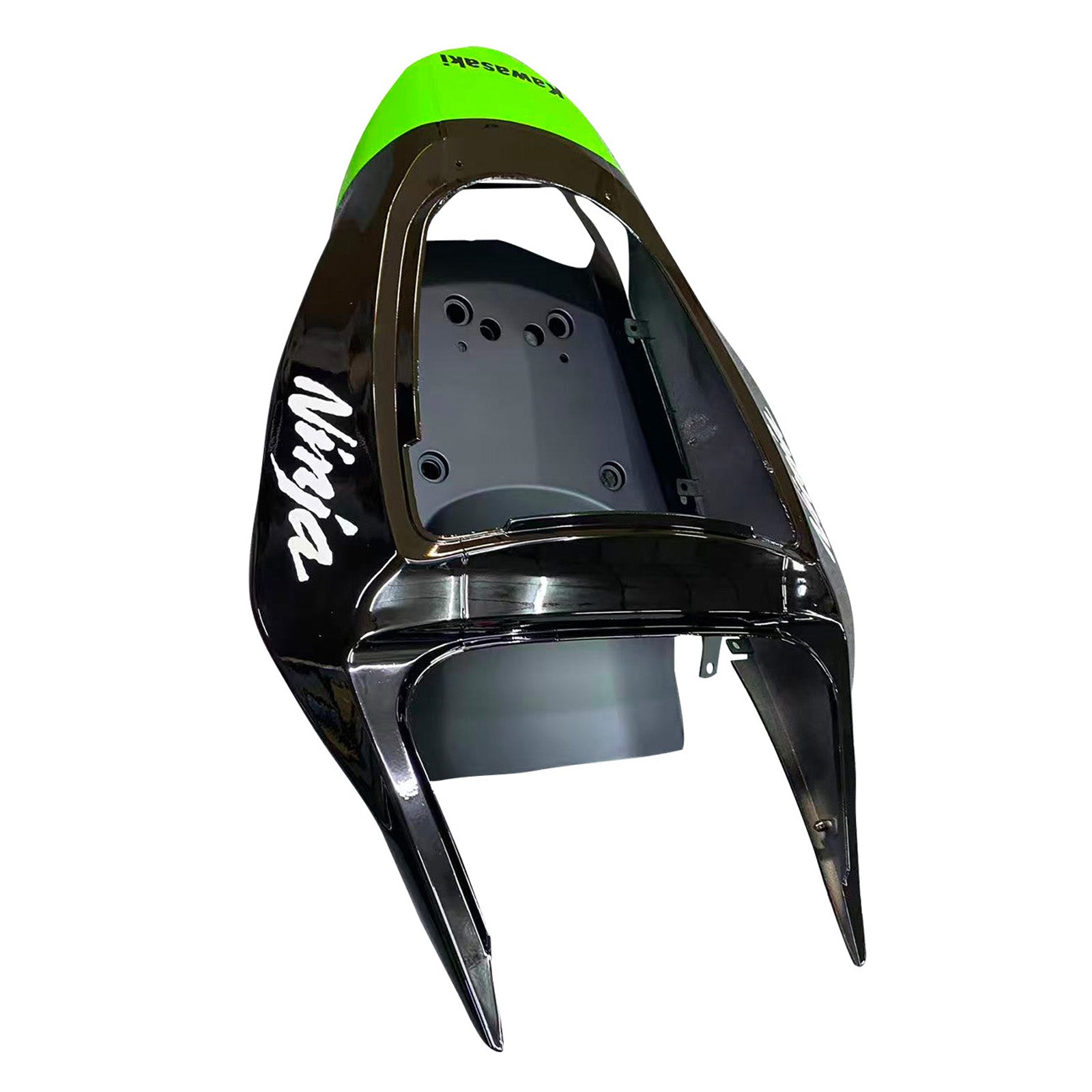 Amotopart 2003-2004 Kawasaki Zx6r Fairing Green & Black Kit