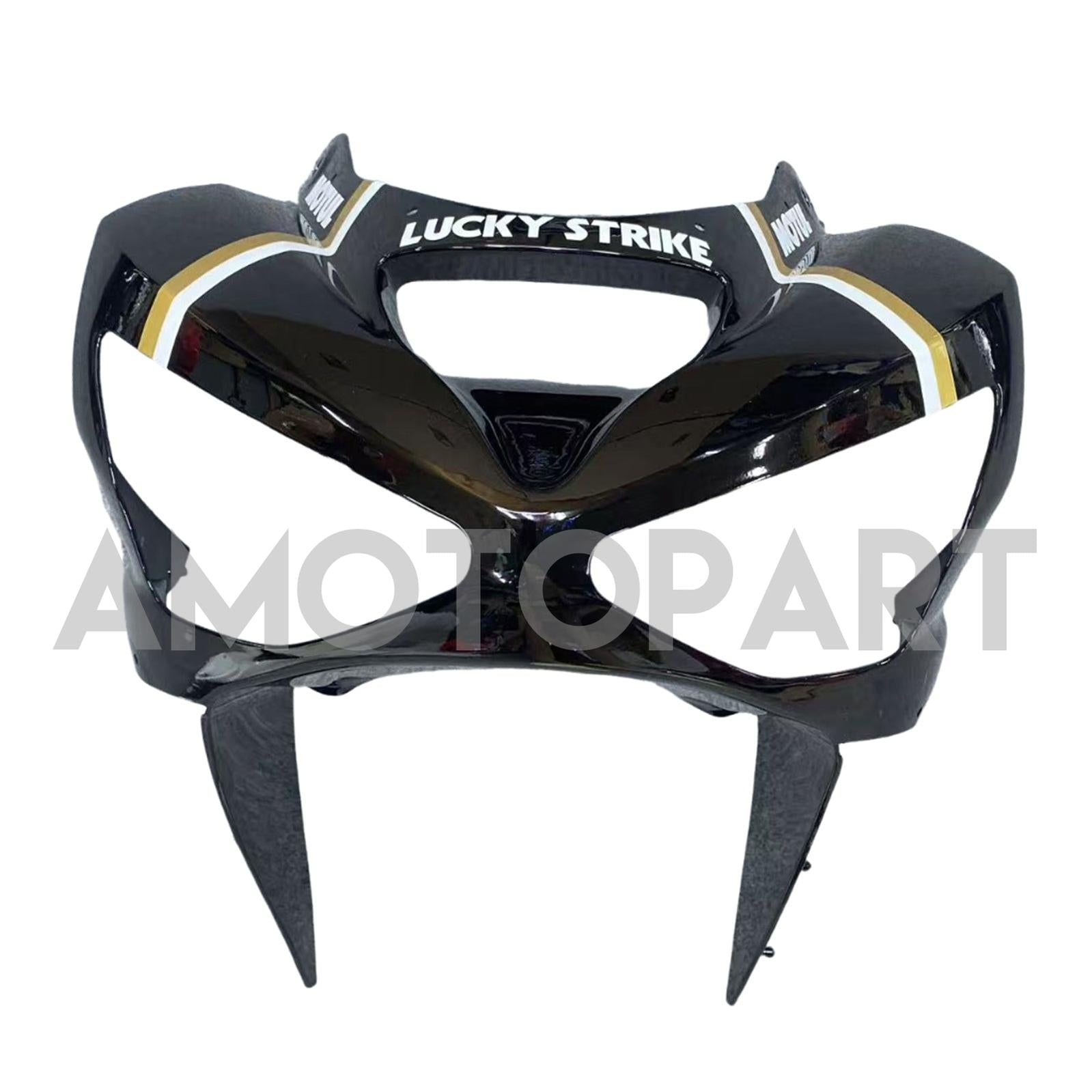 Amotopart 2003-2004 Kawasaki ZX6R 636 Black White Fairing Zestaw