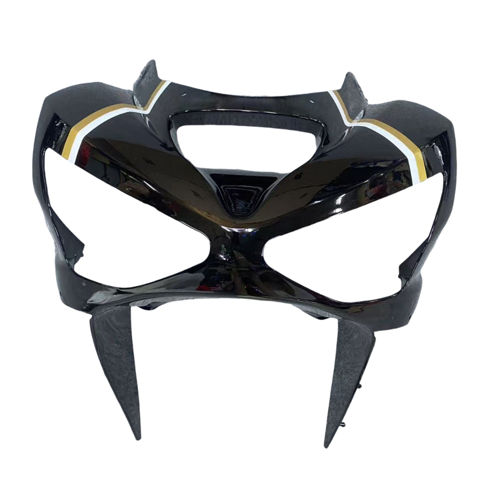 Amotopart 2003-2004 Kawasaki Zx6R 636 ブラック ホワイト フェアリングキット