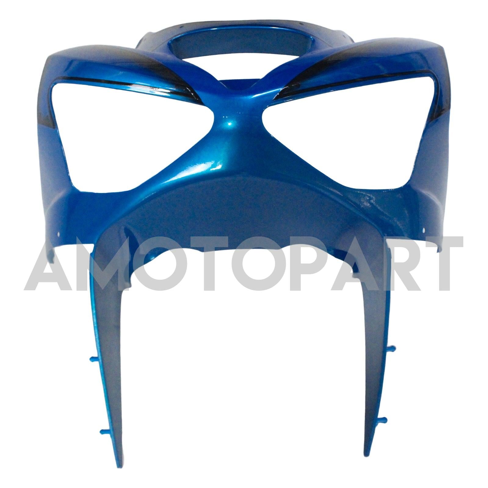 Amotopart 2003-2004 Kawasaki ZX6R 636 Kit de carénage de requin bleu