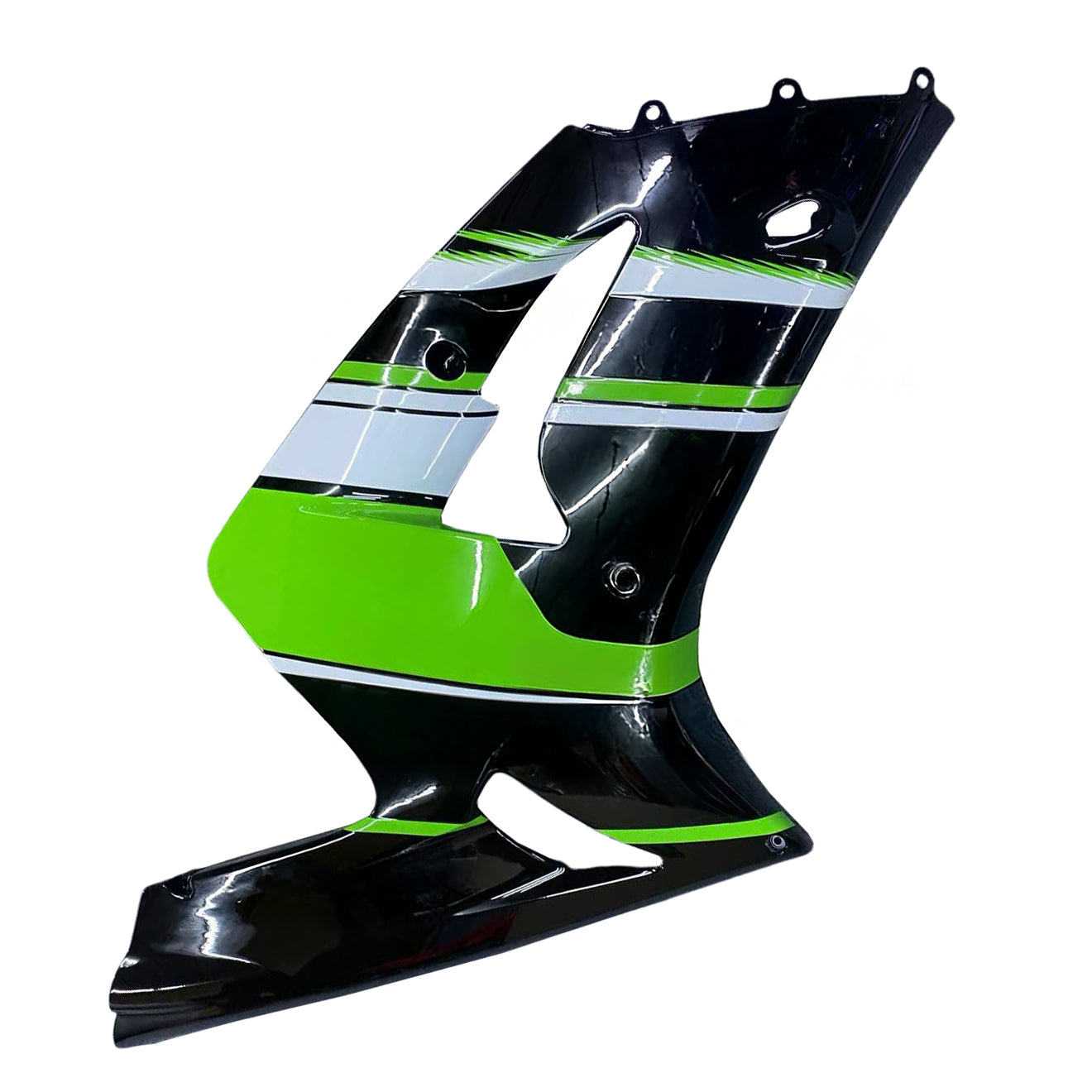 Amotopart 2003-2004 ZX6R 636 Kawasaki Green&Black Style2 Fairing Kit