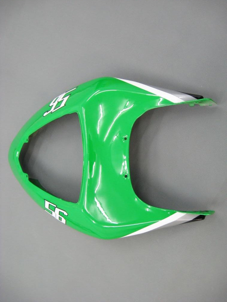 Amotopart 2005–2006 Kawasaki ZX6R 636 Schwarz & Grünes Verkleidungsset