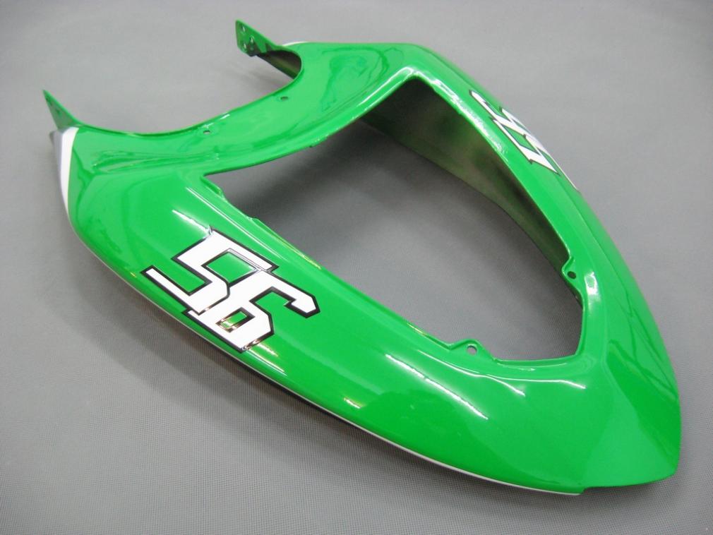 Amotopart 2005–2006 Kawasaki ZX6R 636 Schwarz & Grünes Verkleidungsset