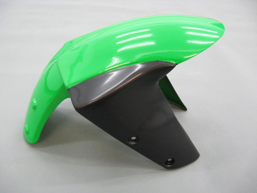 Amotopart 2005–2006 Kawasaki ZX6R 636 Schwarz & Grünes Verkleidungsset