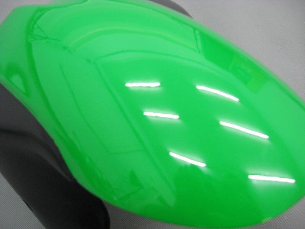 Amotopart 2005–2006 Kawasaki ZX6R 636 Schwarz & Grünes Verkleidungsset