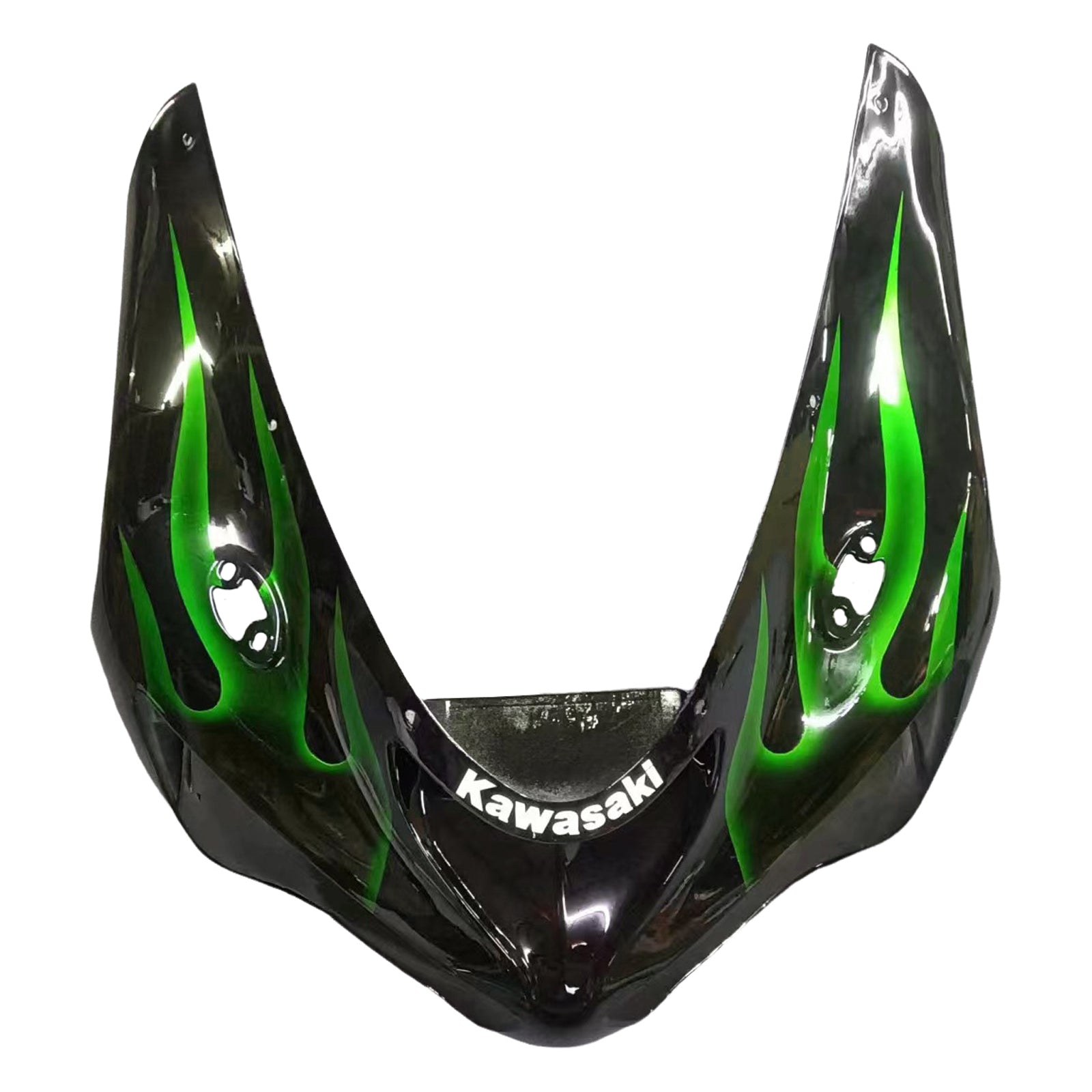 Amotopart 2005-2006 Kawasaki ZX6R 636 Fairing Green&Black Kit