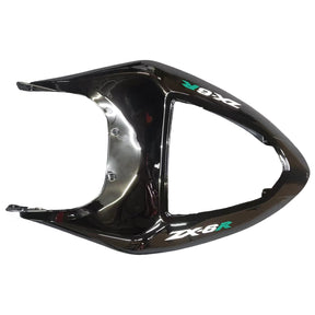 Amotopart 2005-2006 Kawasaki ZX6R 636 Fairing Green&Black Kit