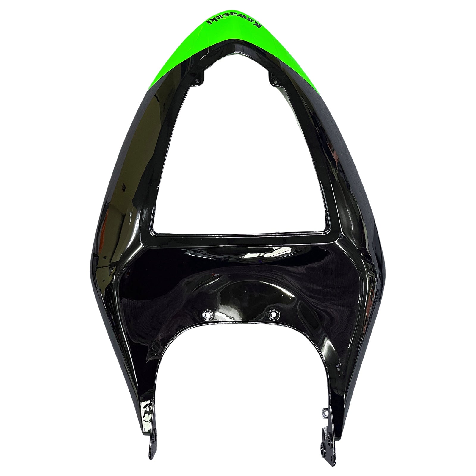 Amotopart 2005-2006 Kawasaki ZX6R 636 Black Green Fairing Kit