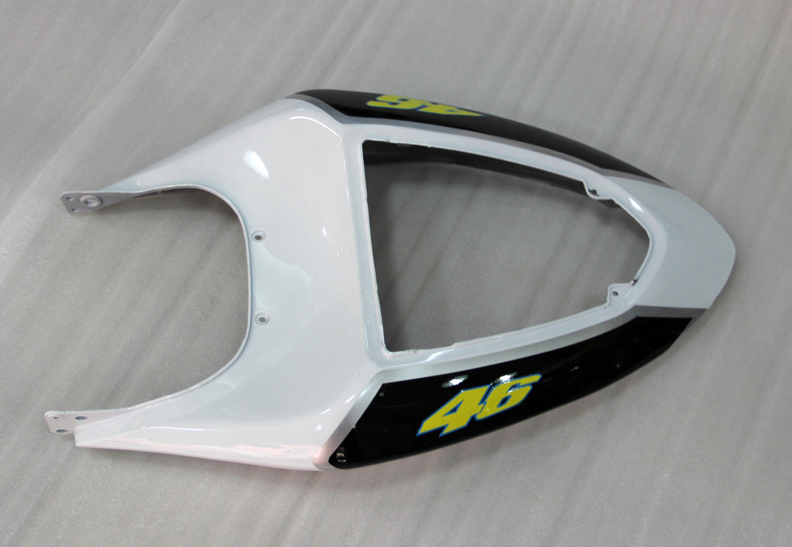 Amotopart 2005-2006 Kawasaki ZX6R 636 Kit de carénage bleu blanc
