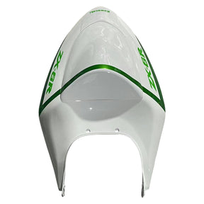 Amotopart 2005-2006 Kawasaki ZX6R 636 White&Green Fairing Kit