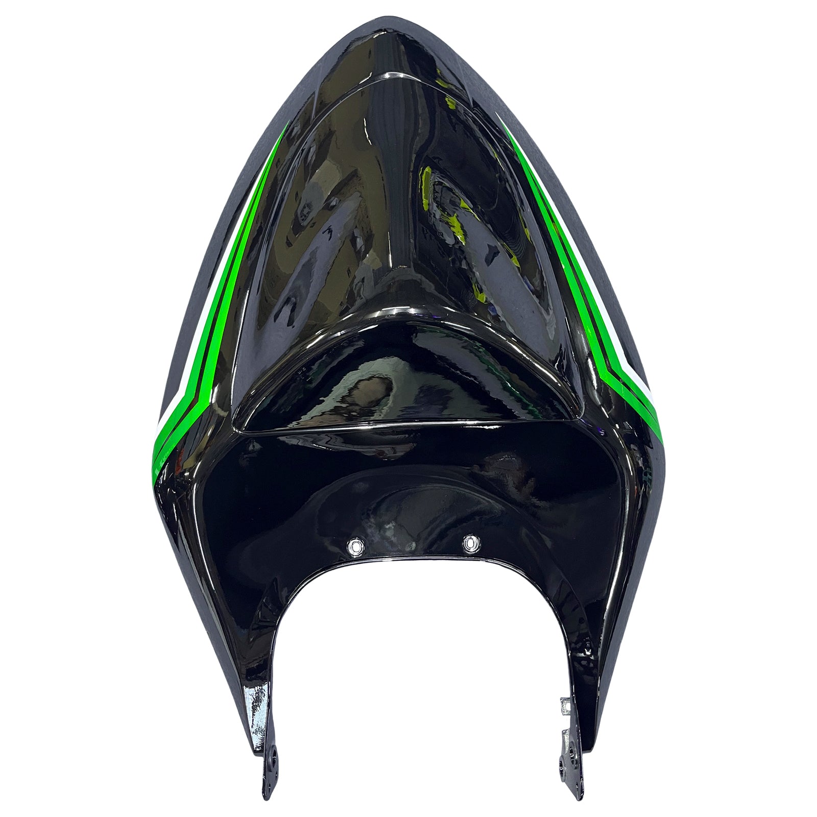 Amotopart 2005-2006 Kawasaki ZX6R 636 Black & Green Style1 Fairing Kit