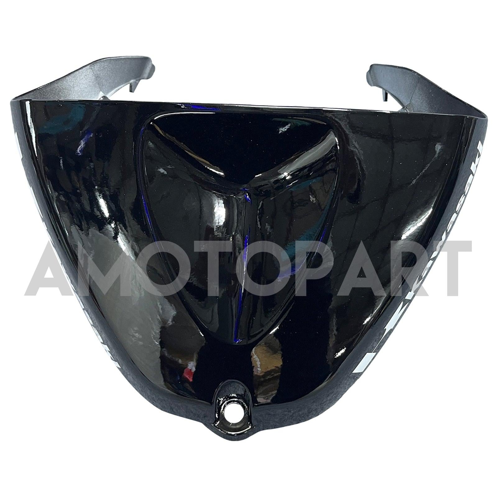 Amotopart 2005–2006 Kawasaki ZX6R 636, Schwarz&Grünes Style1-Verkleidungskit