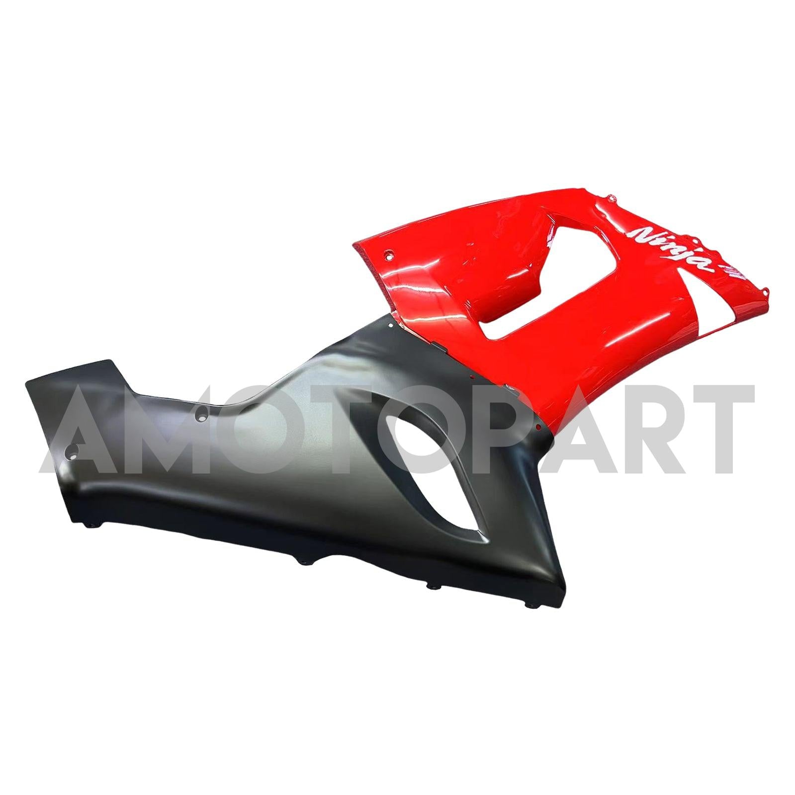 Amotopart 2005-2006 Kawasaki ZX6R 636 Red & Black Fairing Kit