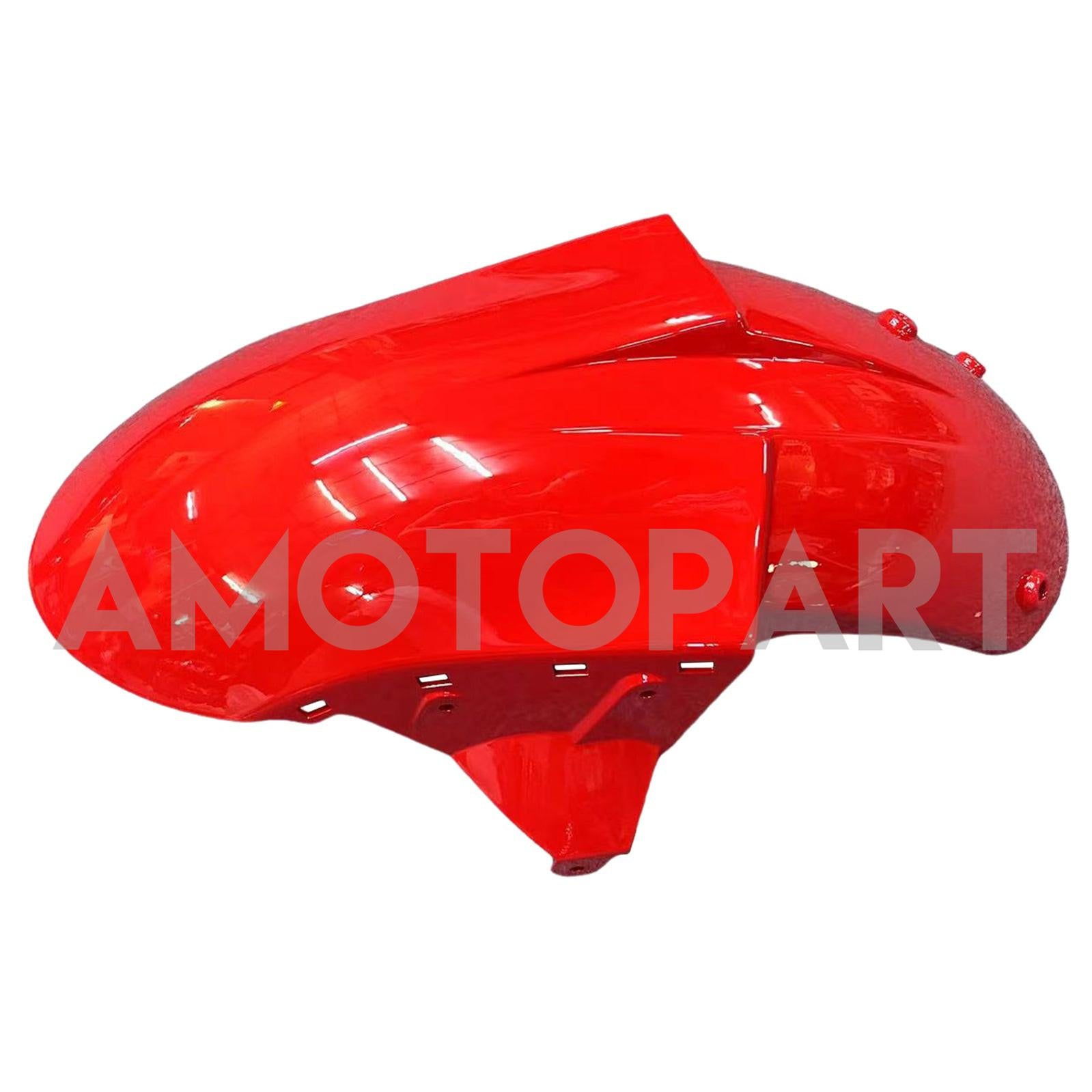 Amotopart 2005-2006 Kawasaki ZX6R 636 Red & Black Fairing Kit