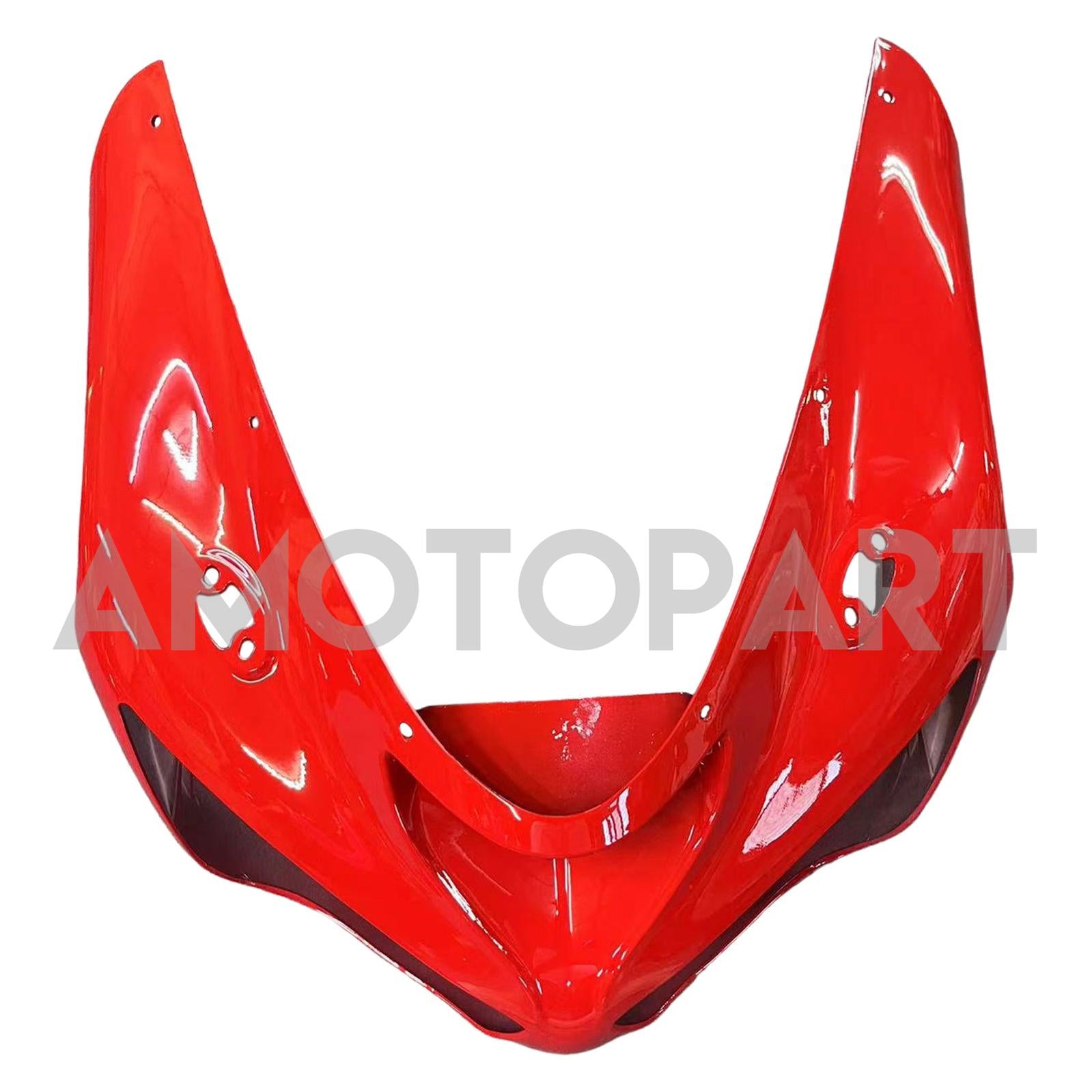 Amotopart 2005-2006 Kawasaki ZX6R 636 Red & Black Fairing Kit
