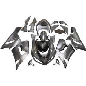 Amotopart 2005-2006 Kawasaki ZX6R 636 Grey&Black Fairing Kit