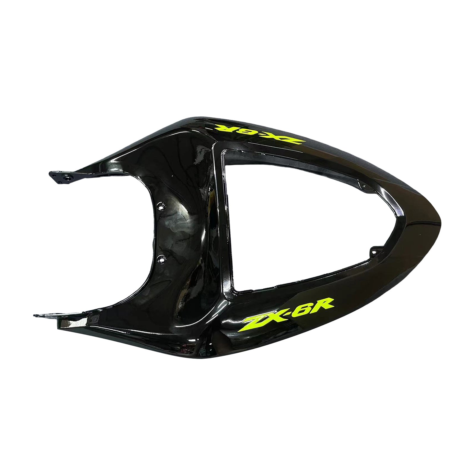 Amotopart 2005-2006 Kawasaki ZX6R 636 Black & Green Style2 Failing Kit