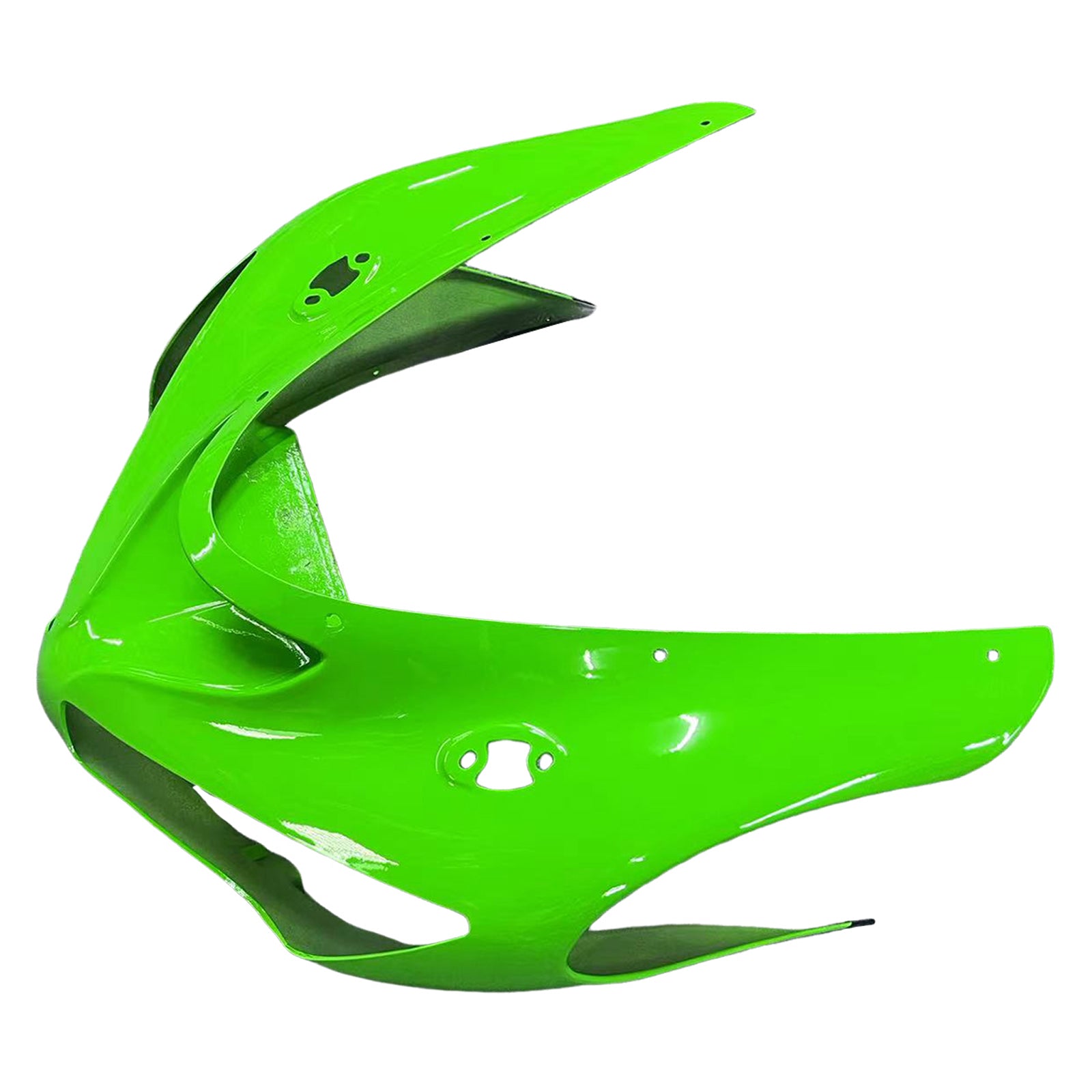 Amotopart 2005-2006 Kawasaki ZX6R 636 Black & Green Style2 Failing Kit