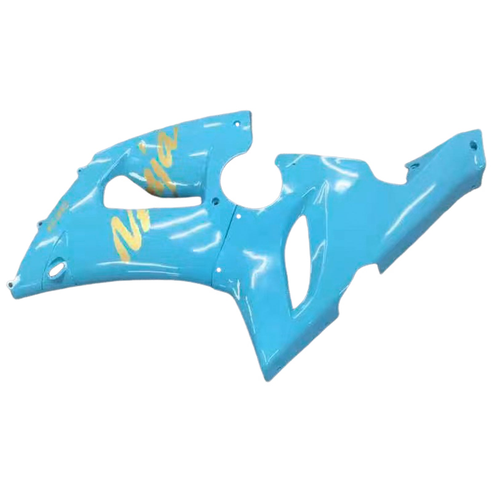 Amotopart 2005-2006 Kawasaki ZX6R 636 Kit de carénage bleu clair