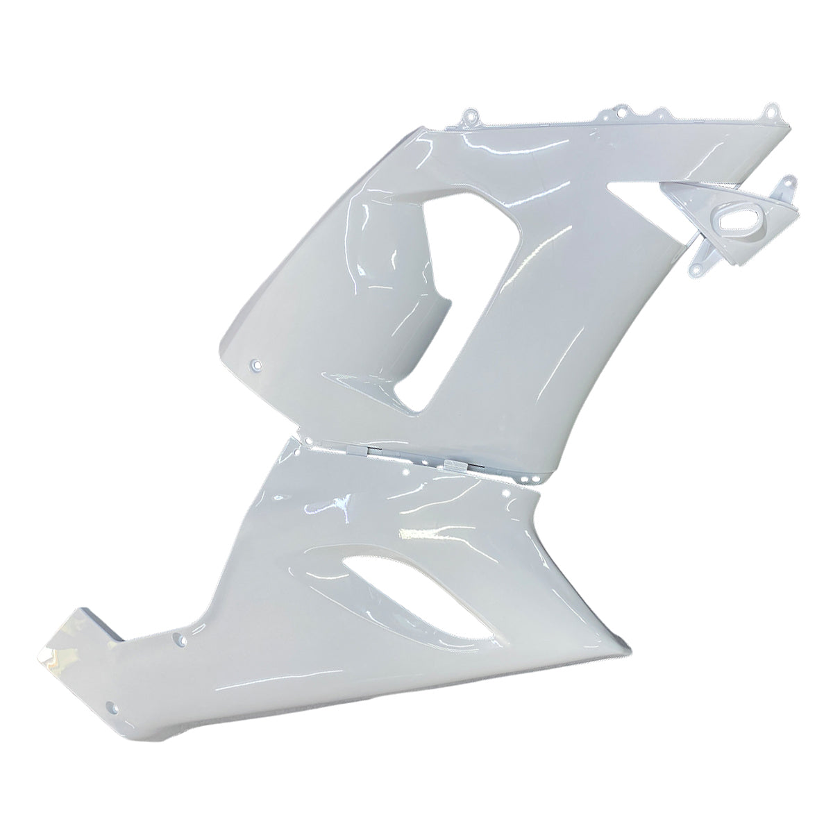 Amotopart Kawasaki 2005-2006 ZX6R 636 White Fairing Kit