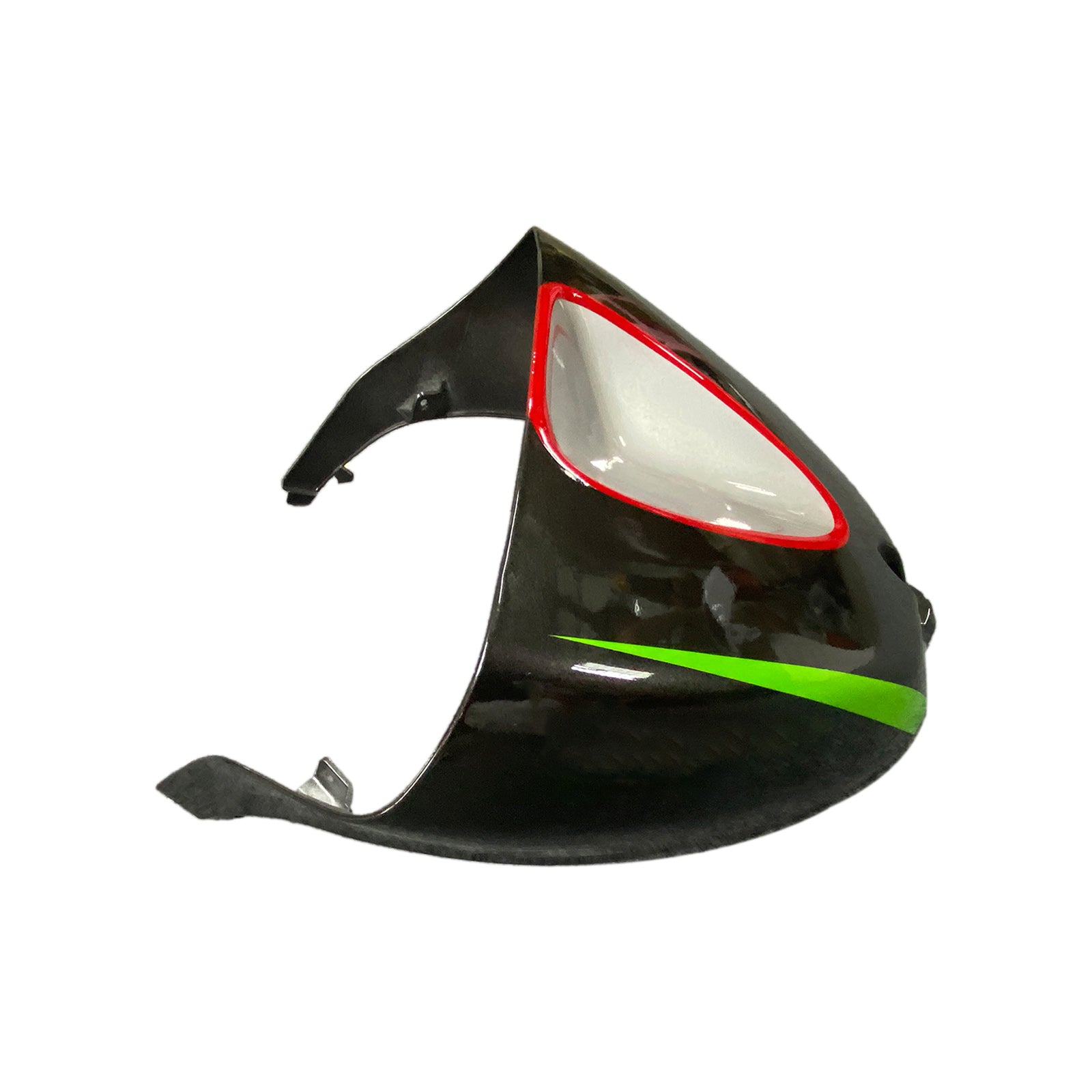 Amotopart Kawasaki 2005-2006 ZX6R 636 Red & Green Line Black Fairing Kit