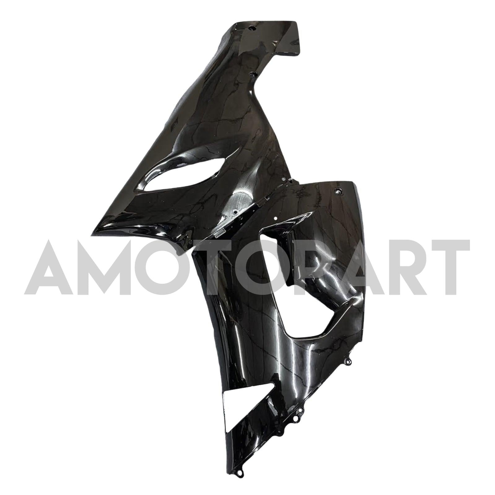 Amotopart Kawasaki 2005-2006 ZX6R 636 Black Fairing Zestaw