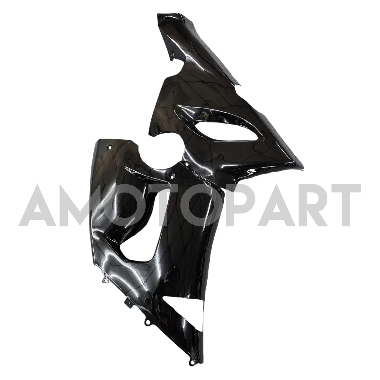 Amotopart Kawasaki 2005-2006 ZX6R 636 Black Fairing Zestaw