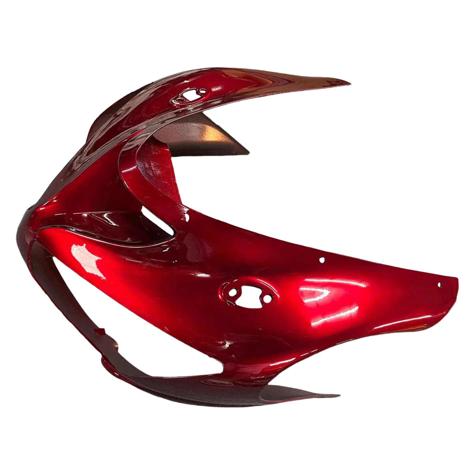 Amotopart Kawasaki 2005-2006 ZX6R 636 Red Black Fairing Kit