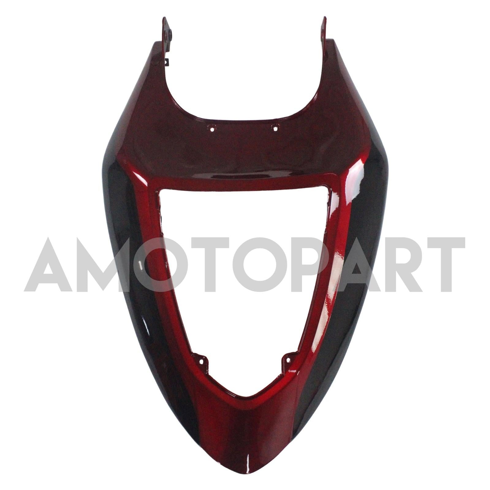 Amotopart Kawasaki 2005-2006 ZX6R 636 Schwarzes Rotverkleidungskit