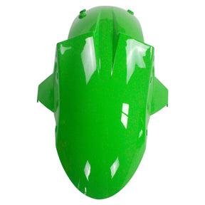 Amotopart Kawasaki 2005-2006 ZX6R 636 Green Black Fairing Kit