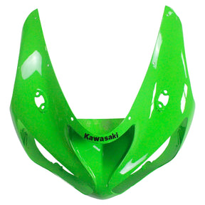 Kit carena Amotopart Kawasaki 2005-2006 ZX6R 636 verde nero