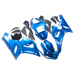 Amotopart Kawasaki 2005-2006 ZX6R 636 Gloss Blue Fairing Kit