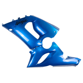 Amotopart Verkleidungsset für Kawasaki 2005–2006 ZX6R 636, glänzendes Blau