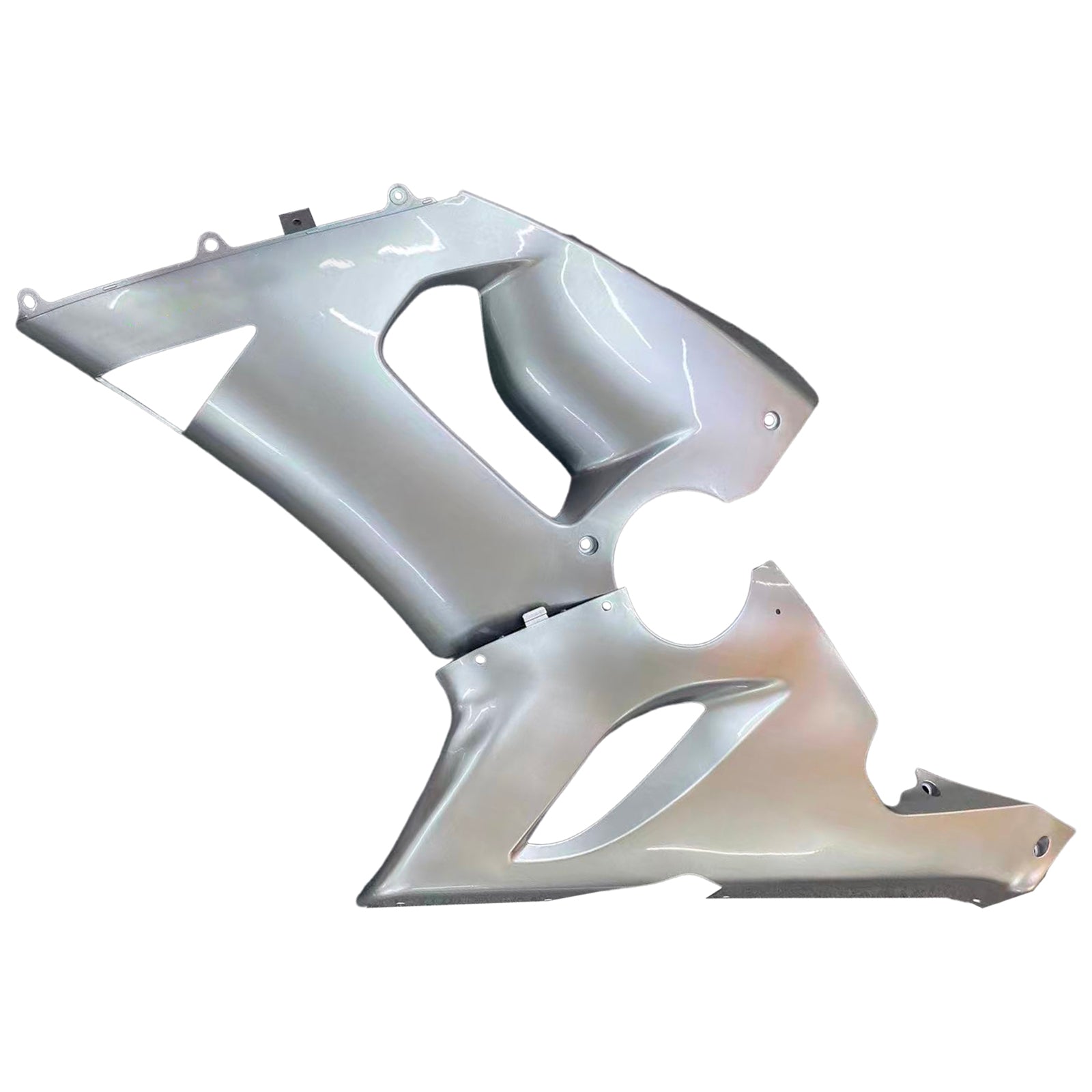 Amotopart Kawasaki 2005-2006 ZX6R 636 Sliver Fairing Kit