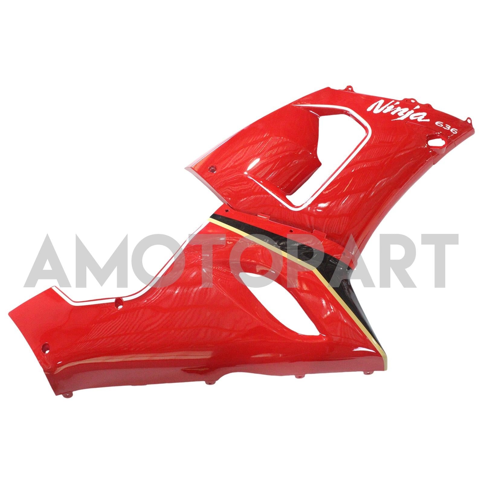 Amotopart Kawasaki 2005-2006 ZX6R 636 Red Fairing Kit