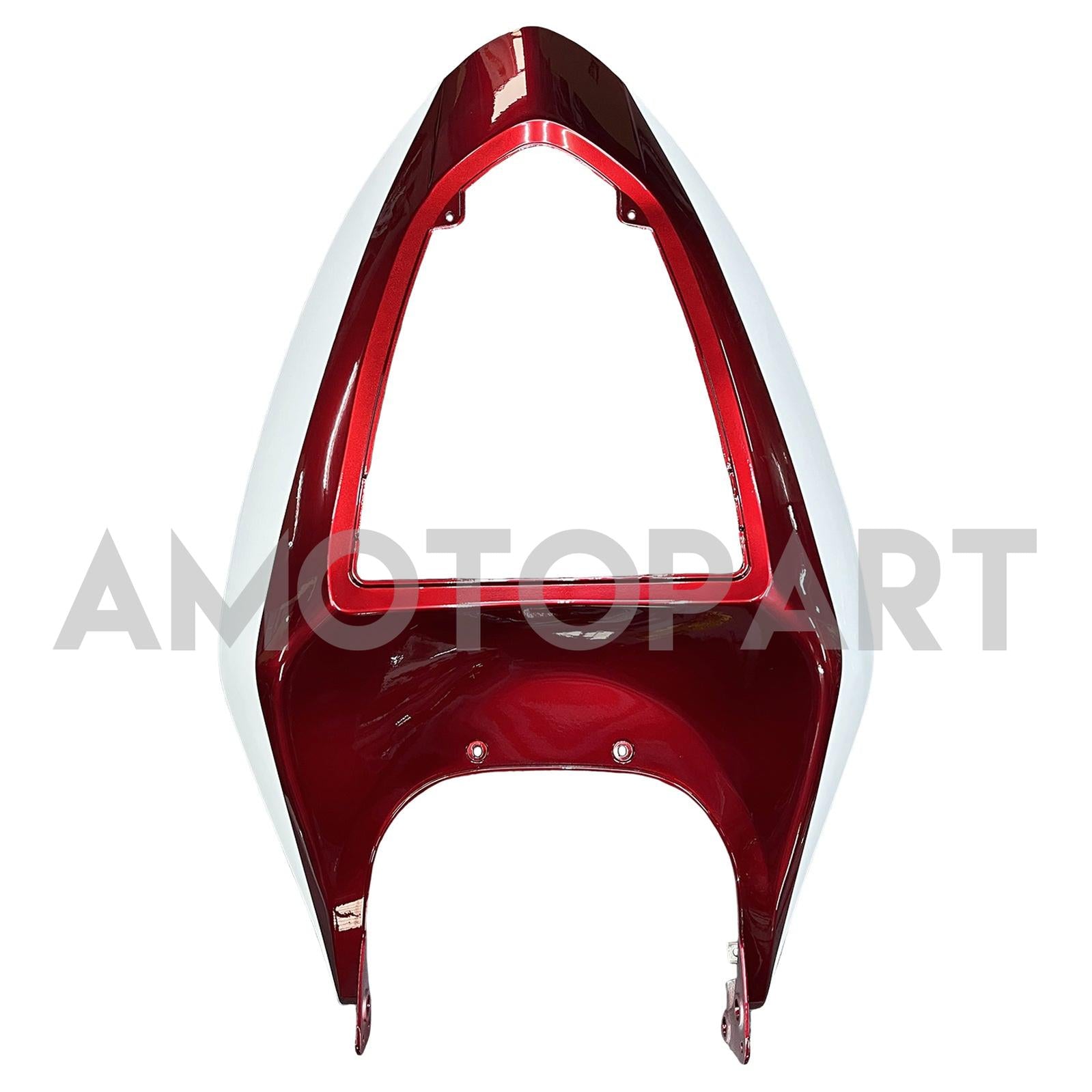 Amotopart Kawasaki 2005-2006 ZX6R 636 White Red Fairing Kit