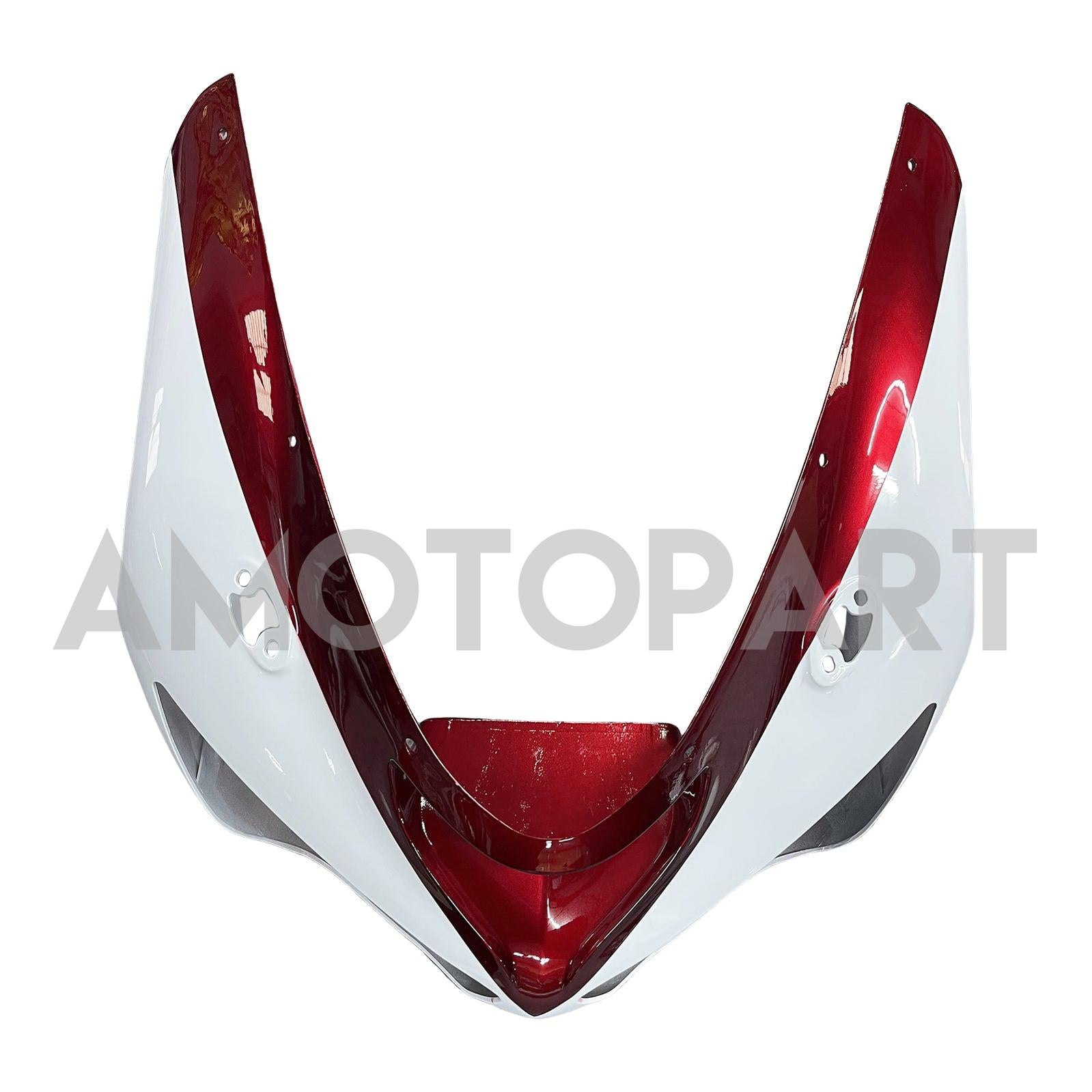 Amotopart Kawasaki 2005-2006 ZX6R 636 White Red Fairing Kit