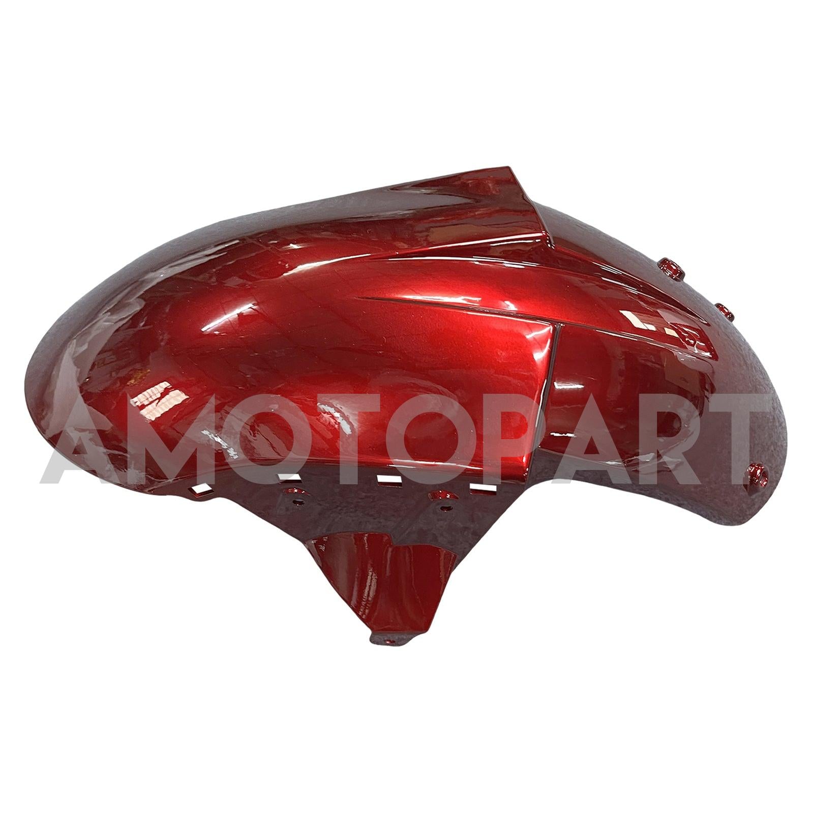 Amotopart Kawasaki 2005-2006 ZX6R 636 White Red Fairing Kit