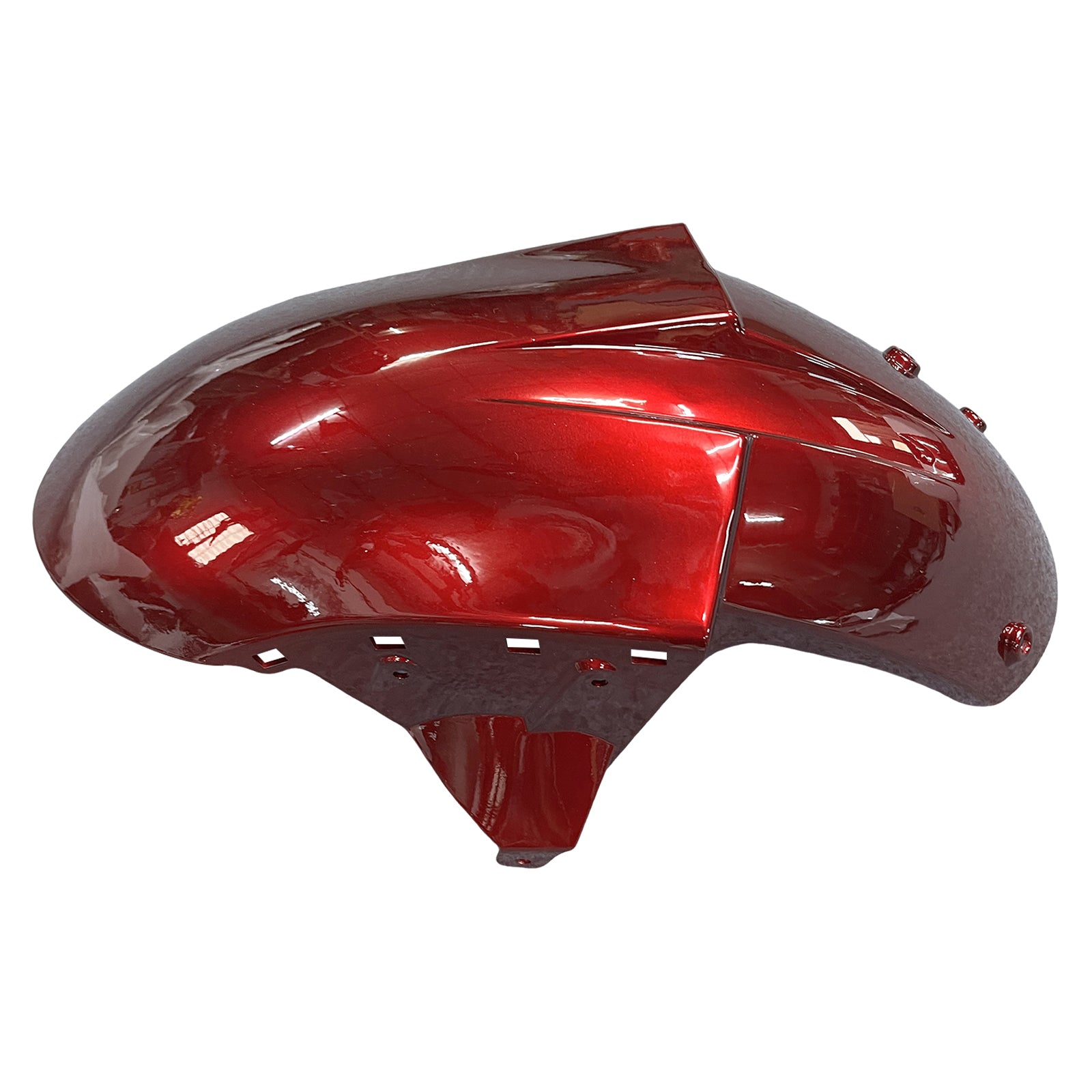 Amotopart Verkleidungsset für Kawasaki 2005–2006 ZX6R 636, Weiß, Rot