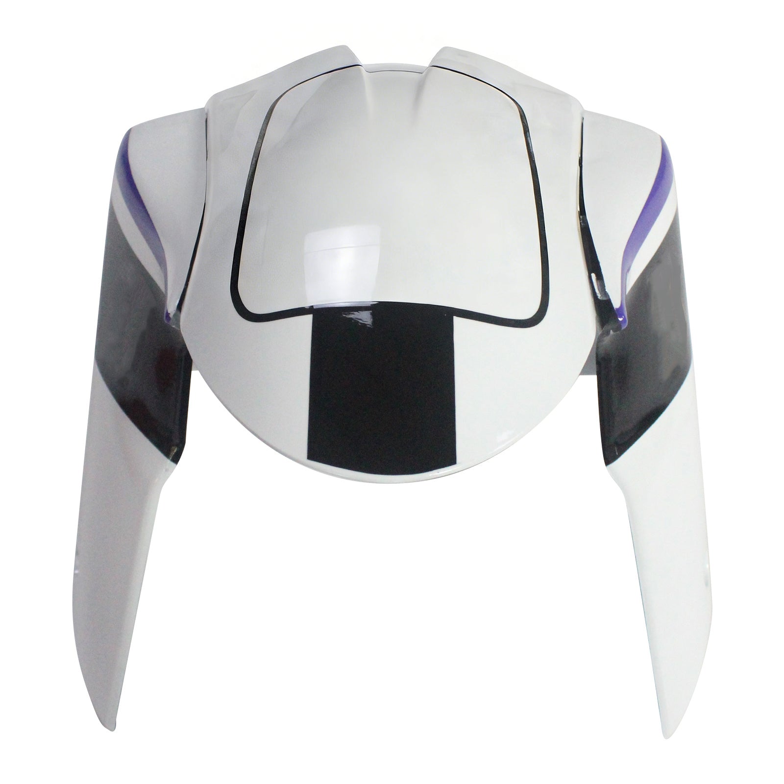 Amotopart Kawasaki 2005-2006 ZX6R 636 Black White Fairing Kit