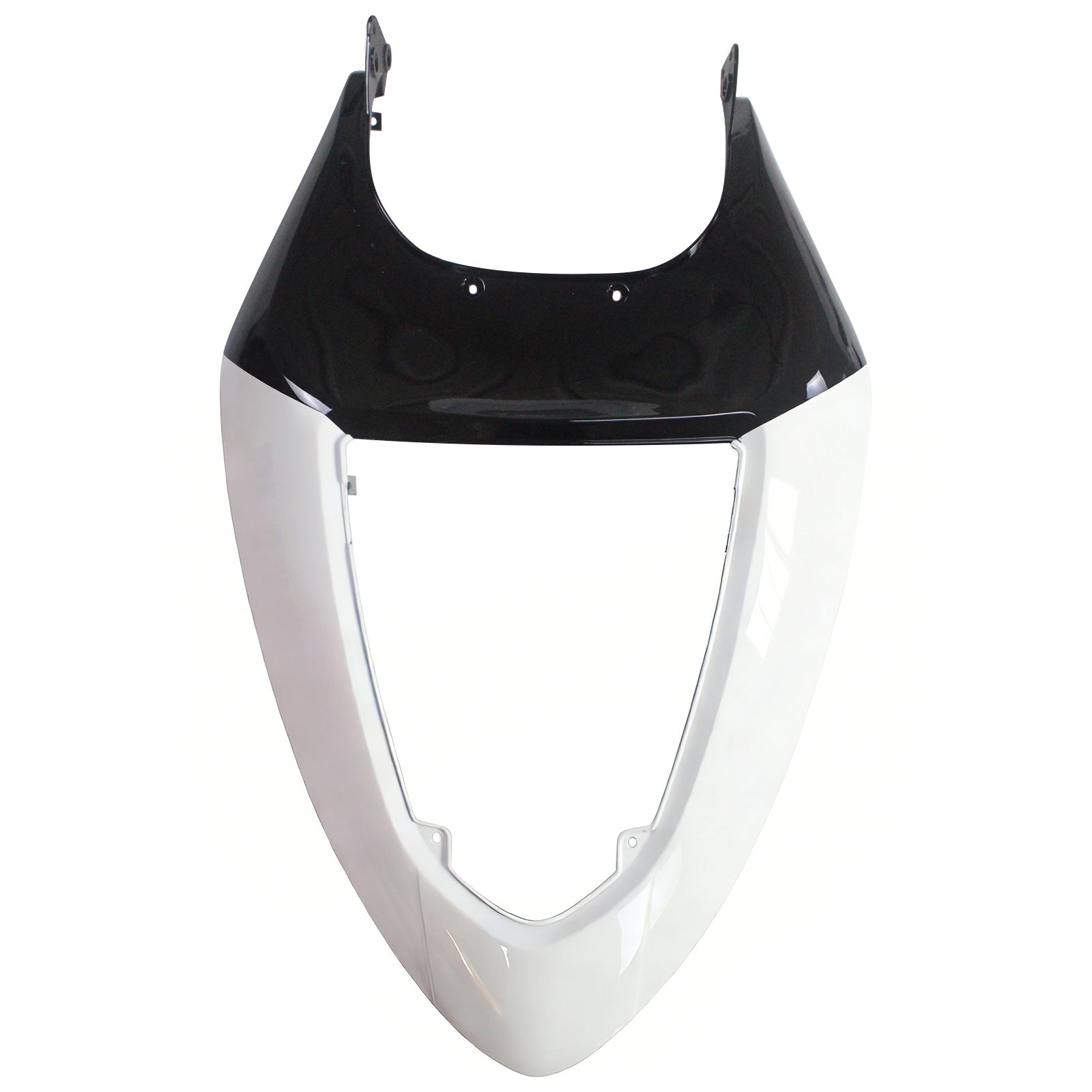 Amotopart Kawasaki 2005-2006 ZX6R 636 Black White Fairing Kit