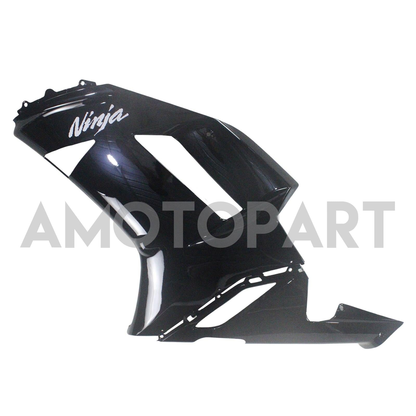 Amotopart 2007-2008 Kawasaki ZX6R 636 Schwarzverkleidungskit